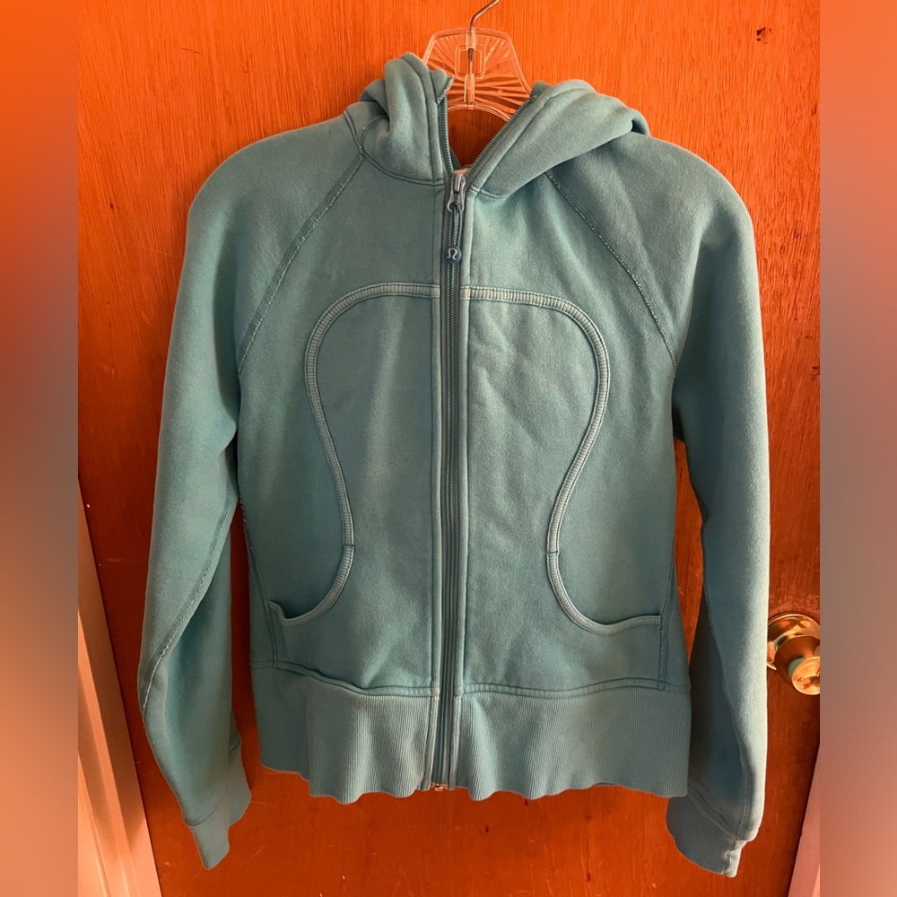 Lululemon Blue Zip up Hoodie
